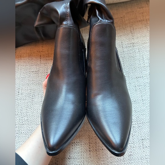 Steve Madden Tanzee Black Over-the-Knee Boots (Size:9) - Picture 9 of 16